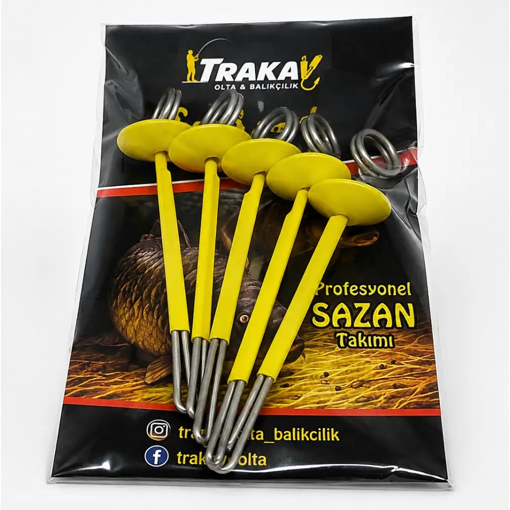 Sazan Rig Küspe Aparatı Teli Boncuklu (5 li) 