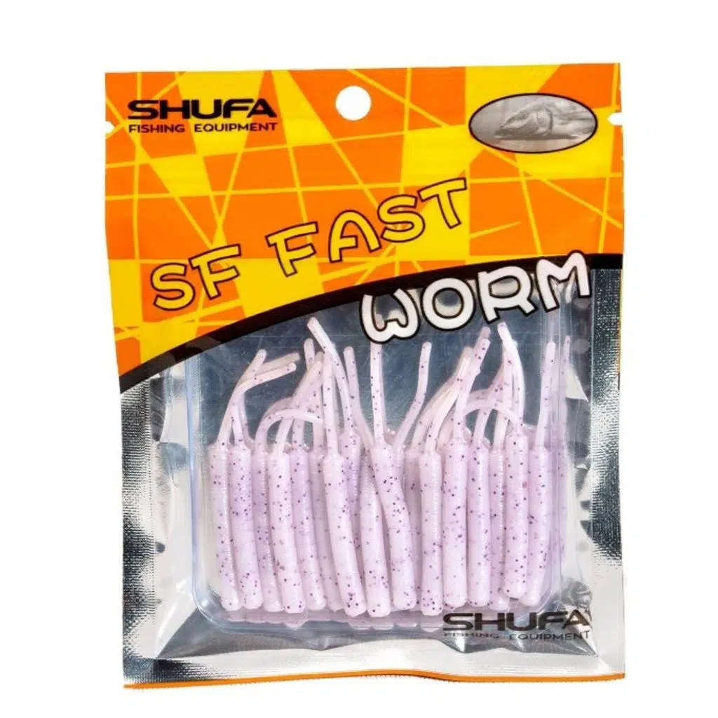 Shufa SF Fast Worm 5.1cm Lrf Silikon Yem - WHİTE