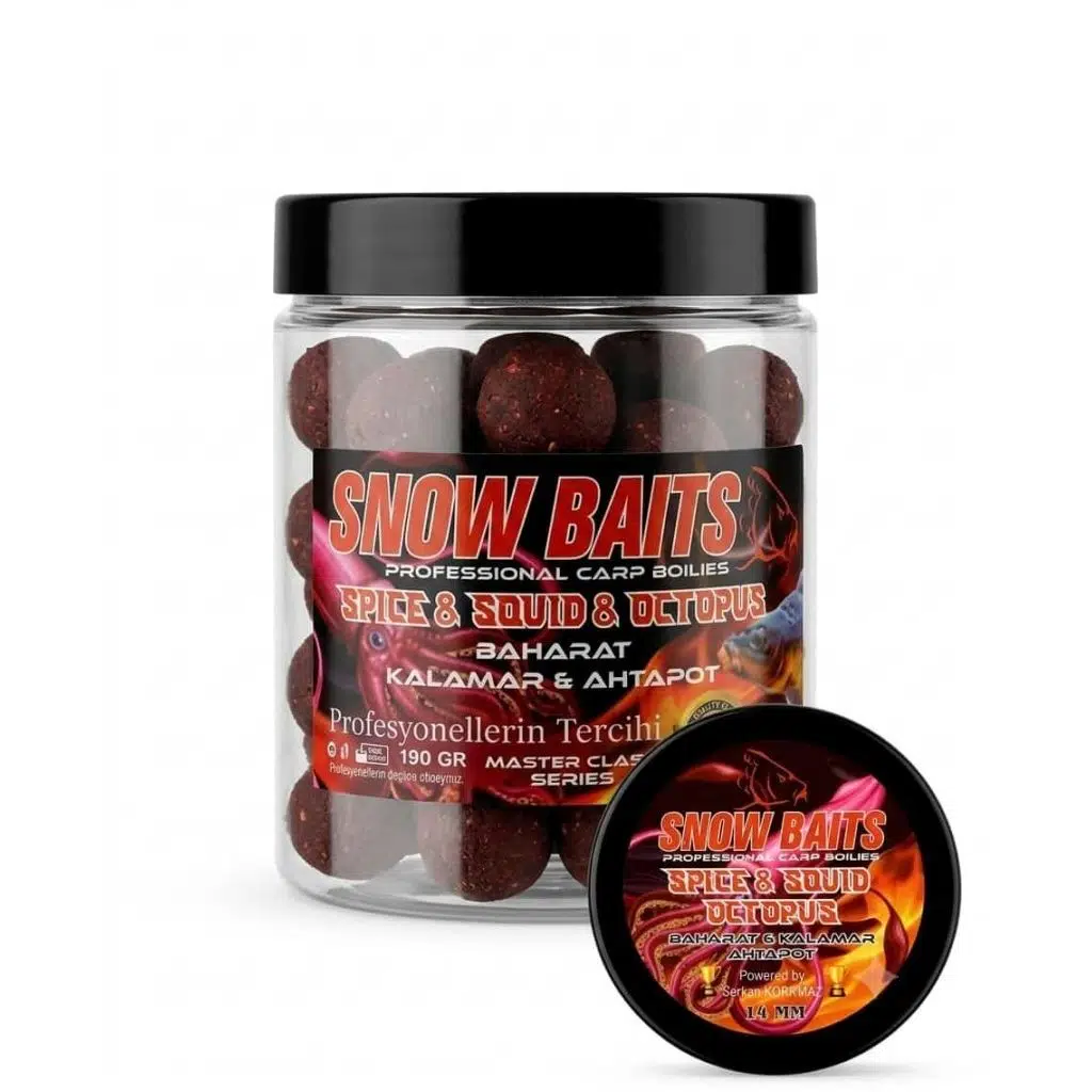Snow Baits Hook Baits Spice Squid Baharat Kalamar 18mm 190 Gr 