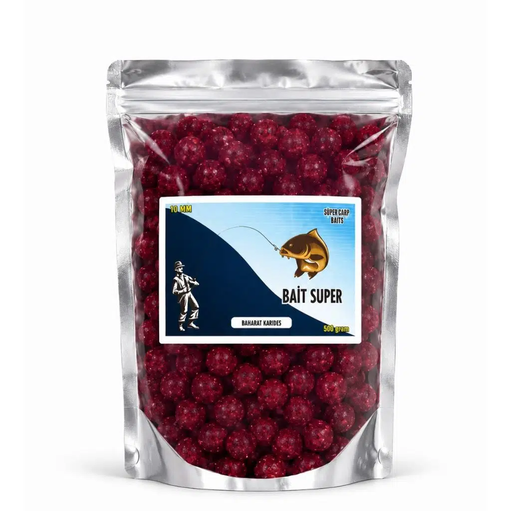 SuperCarp Baits 18mm Boili 500 gr - 10-Baharat Karides