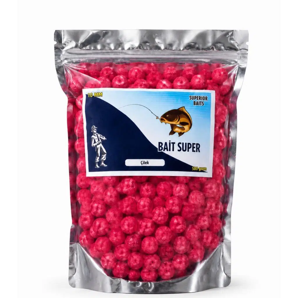 SuperCarp Baits 18mm Boili 500 gr - 1-Çilek