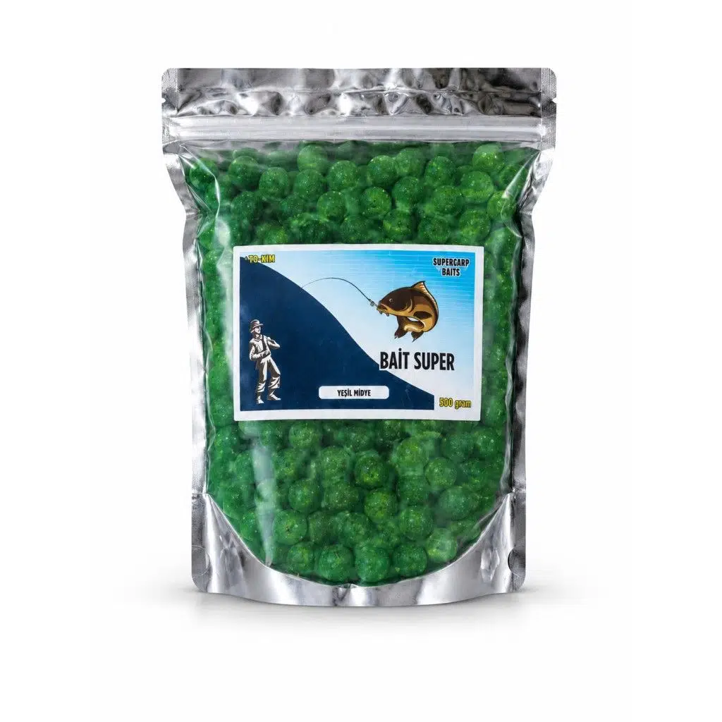 SuperCarp Baits 18mm Boili 500 gr - 7-Yeşil Midye