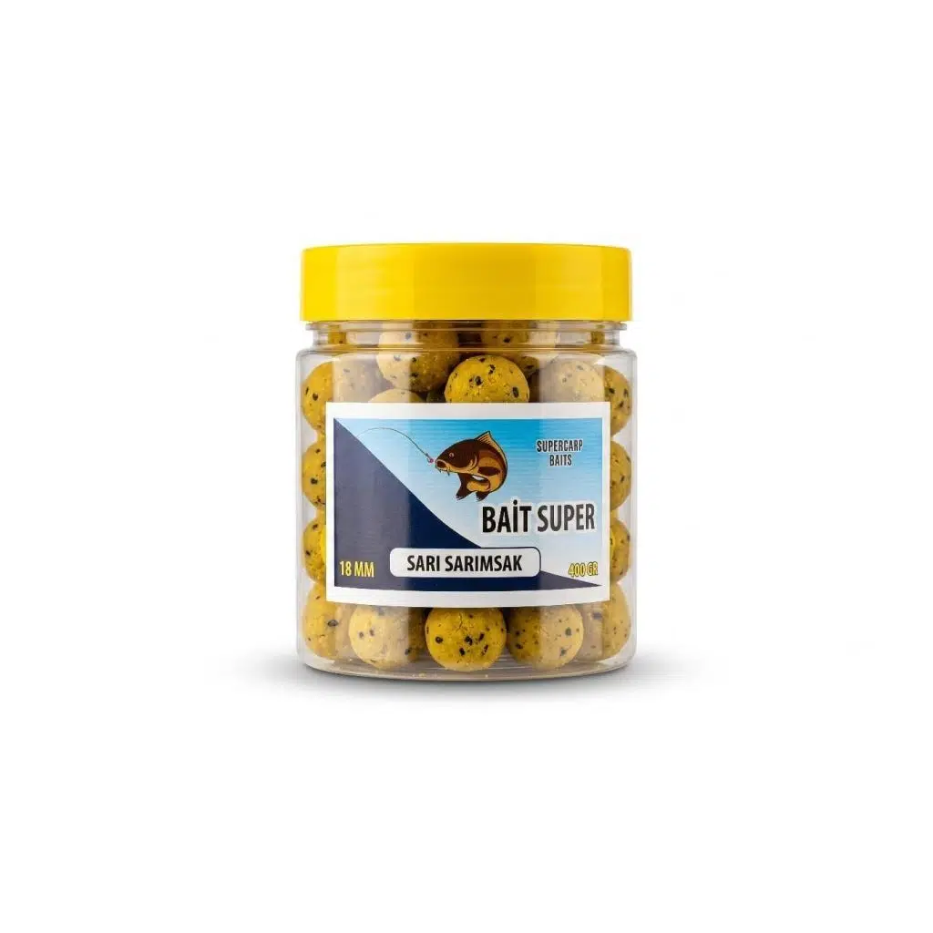 SuperCarp Baits Boili 400 gr 18 mm - SARI SARIMSAK